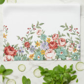 美しいエレガントヴィンテージ春フローラ キッチンタオル (折り畳み)