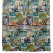 美しいエレガント印象派の芸術 シャワーカーテン (正面)