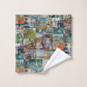 美しいエレガント印象派の芸術 バスタオルセット (ウォッシュタオル)