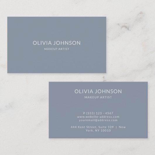 美しいエレガント又はプロフェッショナルオス又はメス 名刺 (正面/裏面)