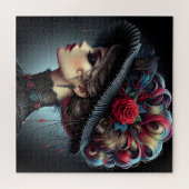 美しいエレガント女性 ジグソーパズル (横)