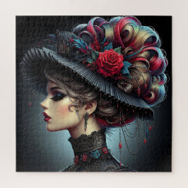 美しいエレガント女性 ジグソーパズル