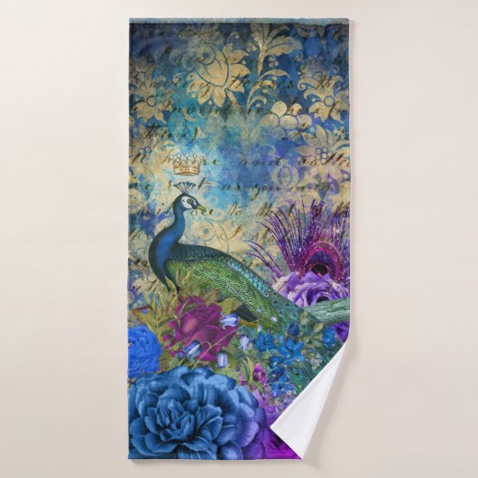 美しいエレガント孔雀の孔雀バスタオルセット バスタオルセット (バスタオル)