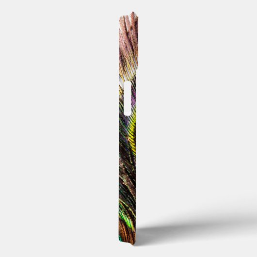 美しいエレガント宝石の色の孔雀の羽 Case-Mate iPhoneケース (裏面 / 右)