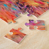 美しいエレガント宝石トーンのシームレスなパターン ジグソーパズル (側面)