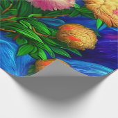 美しいエレガント牡丹コレクション ラッピングペーパー (角)