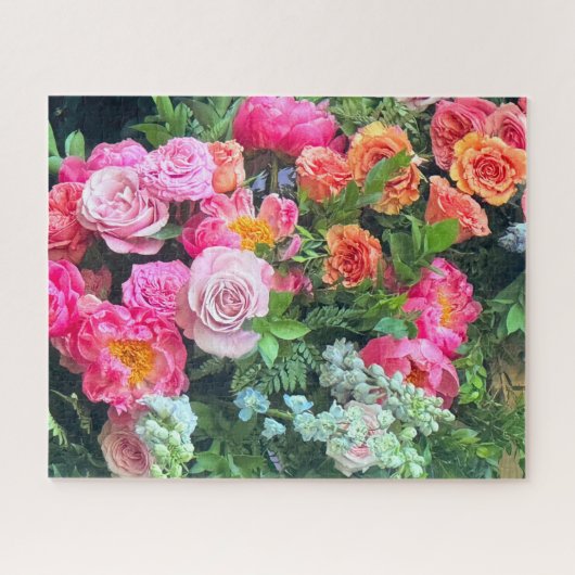 美しいエレガント花に挑戦 ジグソーパズル (横)