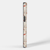 美しいエレガント赤い白フローラ Case-Mate iPhoneケース (裏面 / 右)