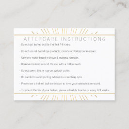 美しいエレガント金ゴールド日が差すことラッシュアフターケア 名刺