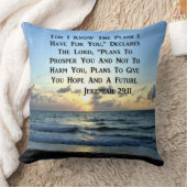 美しいエレミヤ29:11聖なる書物、 経典詩 クッション (ブランケット)