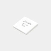 美しいエンゲージメントパーティーの名前と日付を飾ろう ポストイット (アングル)