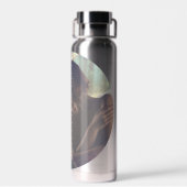 美しいエンジェルと妖精ファンタジーアート ウォーターボトル (背面)