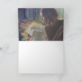 美しいエンジェルと妖精ファンタジーアート カード (内部)