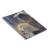 美しいエンジェルと妖精ファンタジーアート ノートブック (右側)