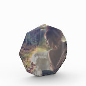 美しいエンジェルと妖精ファンタジーアート フォトブロック (左)