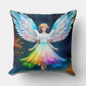 美しいエンジェルウィングスアート–35444 クッション (正面)