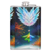 美しいエンジェルウィングスアート–35444 フラスク (裏面)