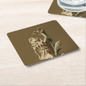 美しいエンジェルコースターセット スクエアペーパーコースター (アングル)