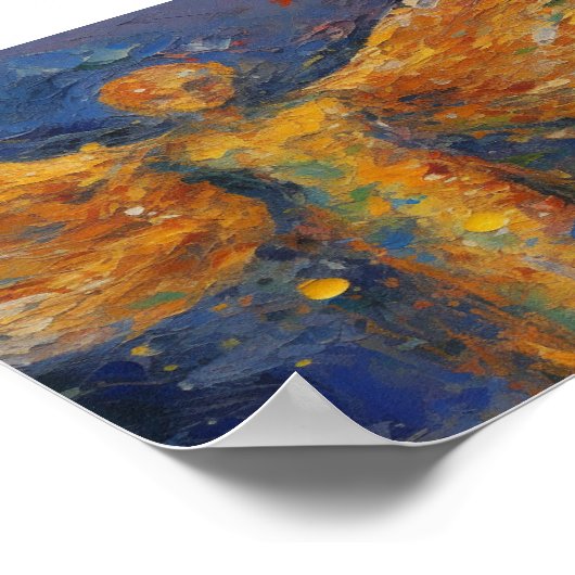 美しいエンジェル絵画ズ ポスター (角)