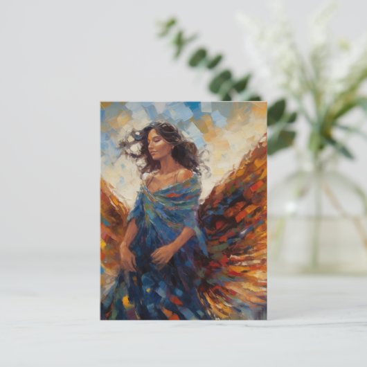 美しいエンジェル絵画ズ ポストカード (スタンド正面)