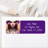 美しいエンチャントレスファンタジーAIアート ラベル (インサイチュ)