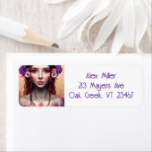 美しいエンチャントレスファンタジーAIアート ラベル (インサイチュ)