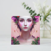 美しいエーテルの女性のファンタジーアート (スタンド正面)