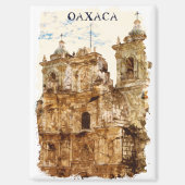 美しいオアハカ メキシコ サント・ドミンゴ寺院 マグネット (正面)