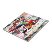 美しいオウム タイル (側面)