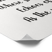 美しいオオカミの頭と詩 ポスター (角)