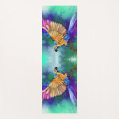 美しいオカラフルウム-ミグンド水彩画  ヨガマット (正面)