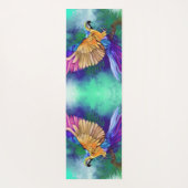 美しいオカラフルウム-ミグンド水彩画  ヨガマット (裏面)