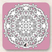 美しいオクタグリフドーンコースター コースター (正面)