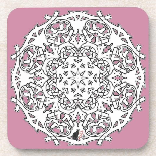 美しいオクタグリフドーンコースター コースター (正面)