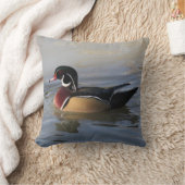 美しいオシドリの装飾用クッション クッション (ブランケット)