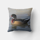 美しいオシドリの装飾用クッション クッション (裏面)