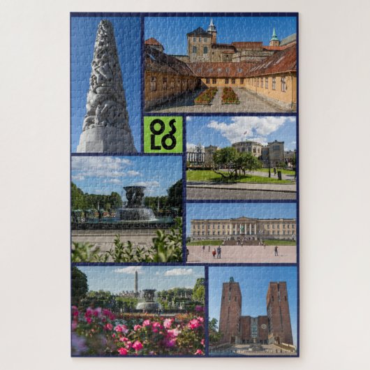 美しいオスロ,ノルウェー,ジグソーパズル ジグソーパズル (縦)