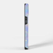 美しいオパールの色合い iPhoneケース (右側面)