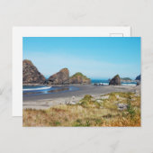 美しいオレゴンの海岸風景 ポストカード (正面/裏面)