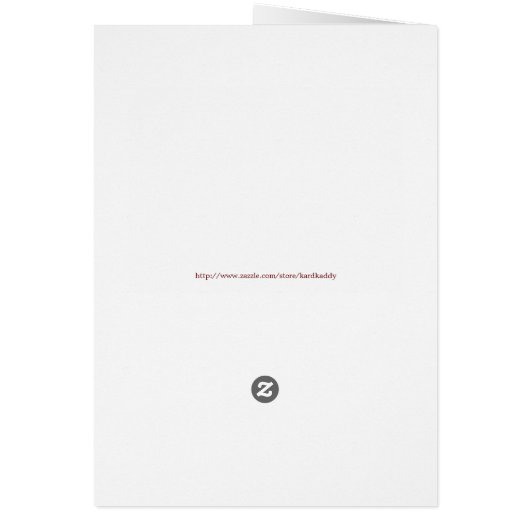 美しいオレンジの花の柄の母の日のカード (裏面)