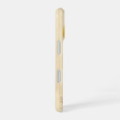 美しいオレンジの芸術作品 iPhone 16ケース (右側面)