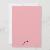 美しいオレンジイエローの夕焼けの田園ウェディング 招待状 (裏面)