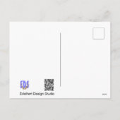 美しいオレンジチューリップクローズアップDIYポストカード シーズンポストカード (裏面)