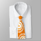 美しいオレンジファンキー色の花束 ネクタイ (タイ)