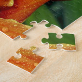 美しいオレンジリリーパズル ジグソーパズル (側面)