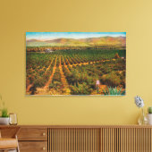 美しいオレンジ色のグローブ州 キャンバスプリント (インサイチュ (リビング))