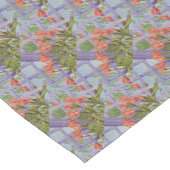 美しいオレンジ色のチューリップ ショートテーブルランナー (コーナー)