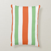 美しいオレンジ色のポピーの花、カスタマイズ可能。 アクセントクッション (裏面(縦))