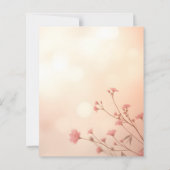 美しいオレンジ色の花芸術 (裏面)