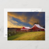 美しいオンファームハガキ ポストカード (正面/裏面)